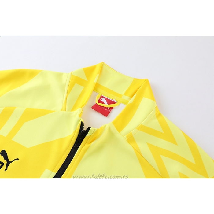 Chandal de Chaqueta del Borussia Dortmund 2022-2023 Amarillo